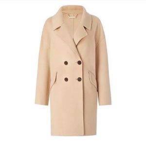 SOLD DVF wool cocoon coat